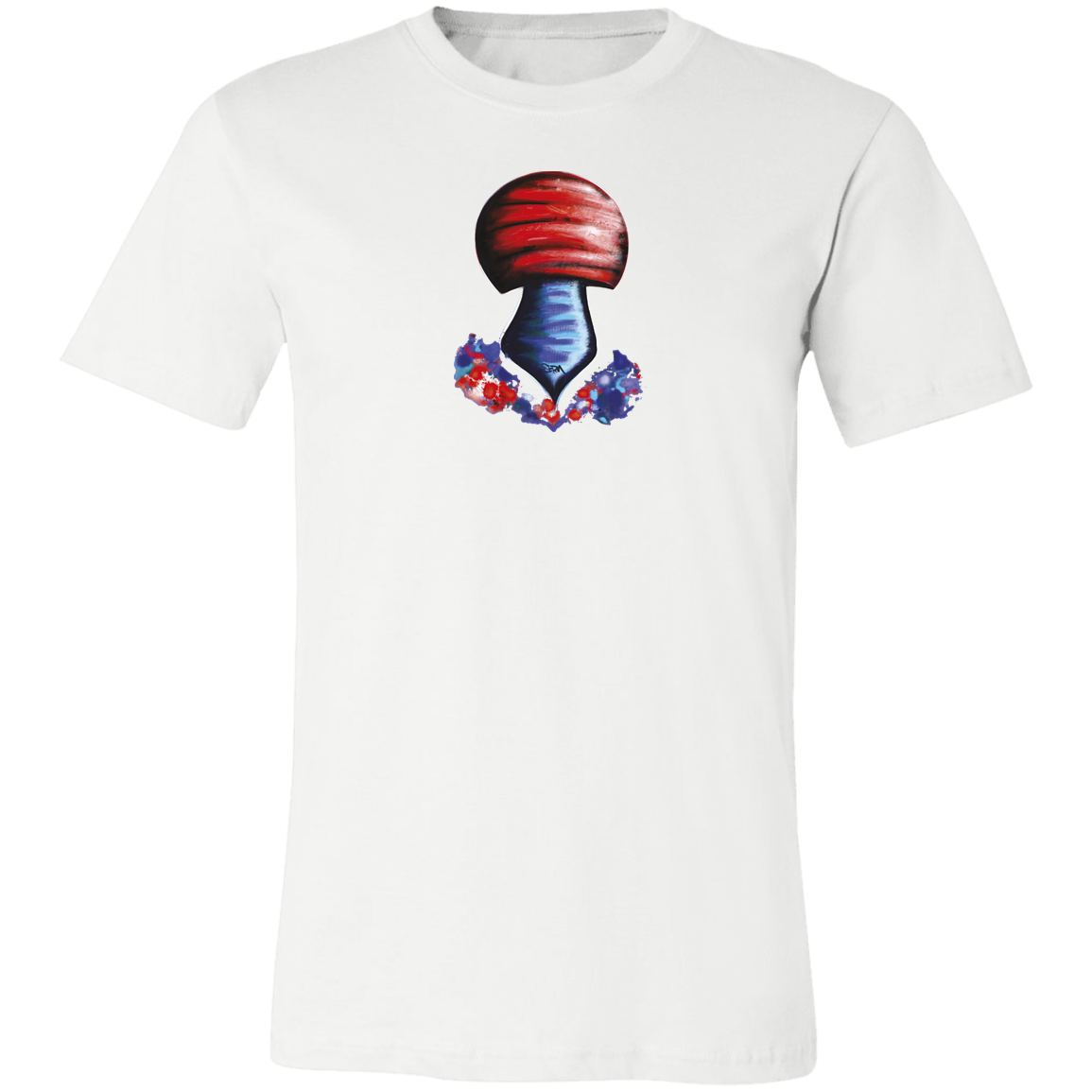 Graffiti Mushroom Unisex Short-Sleeve