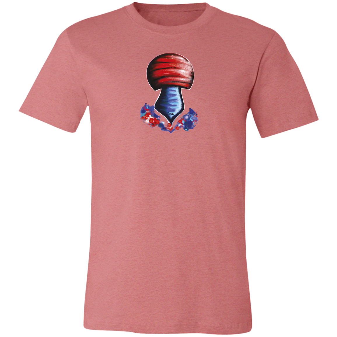 Graffiti Mushroom Unisex Short-Sleeve