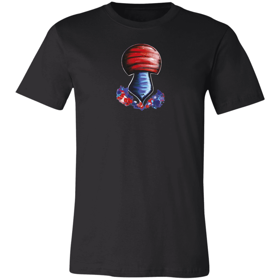 Graffiti Mushroom Unisex Short-Sleeve