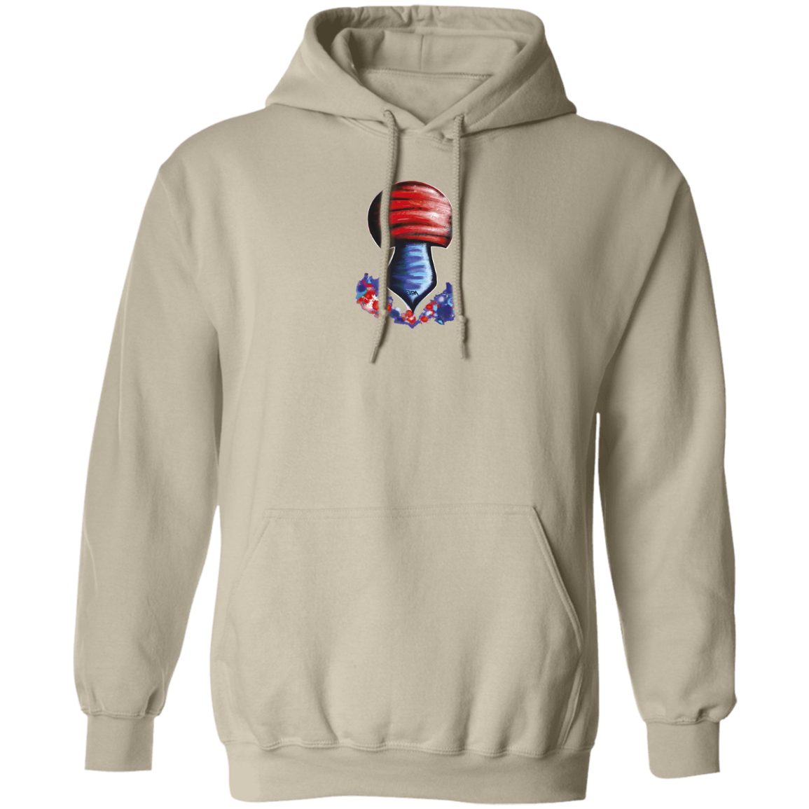 Graffiti Mushroom Pullover Hoodie
