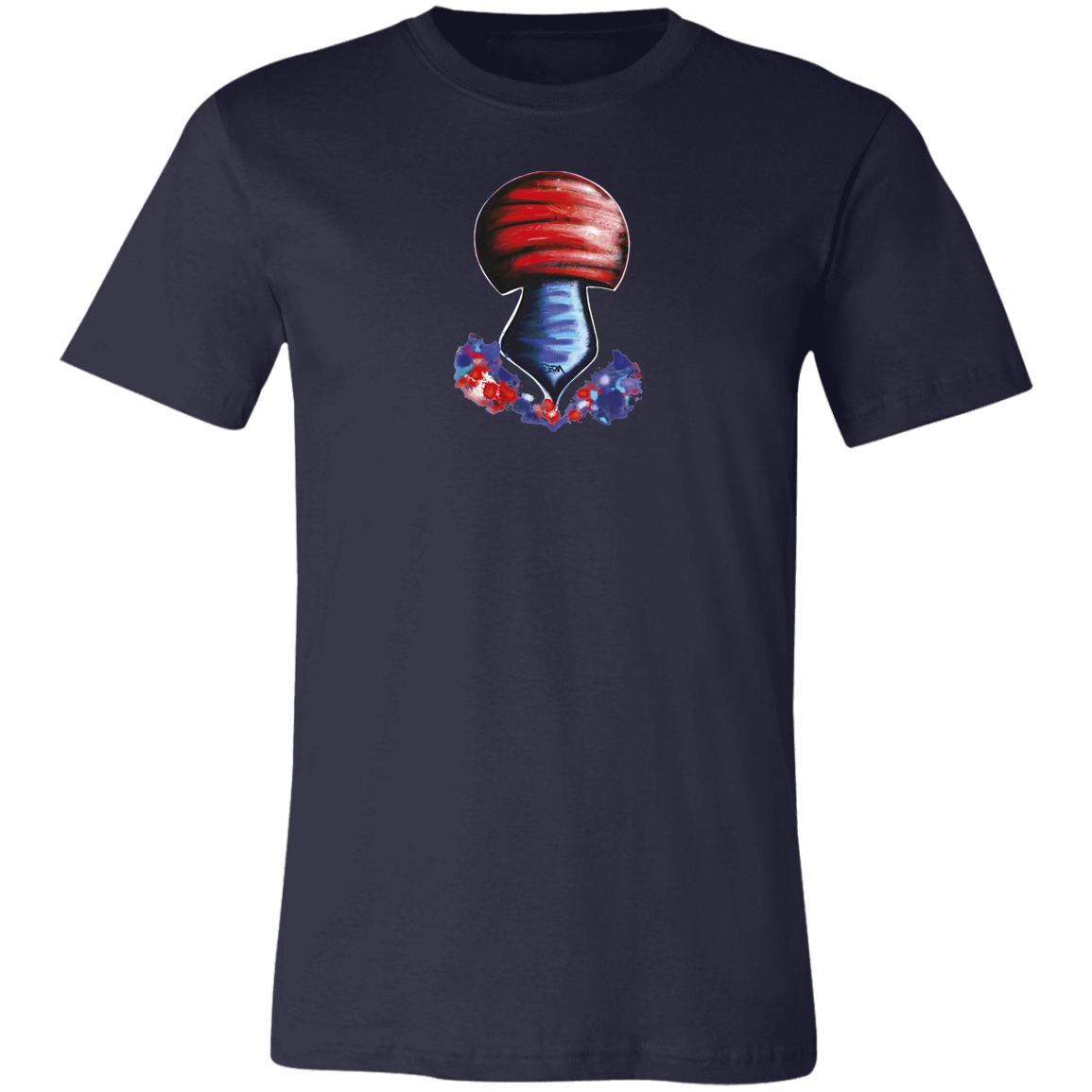 Graffiti Mushroom Unisex Short-Sleeve