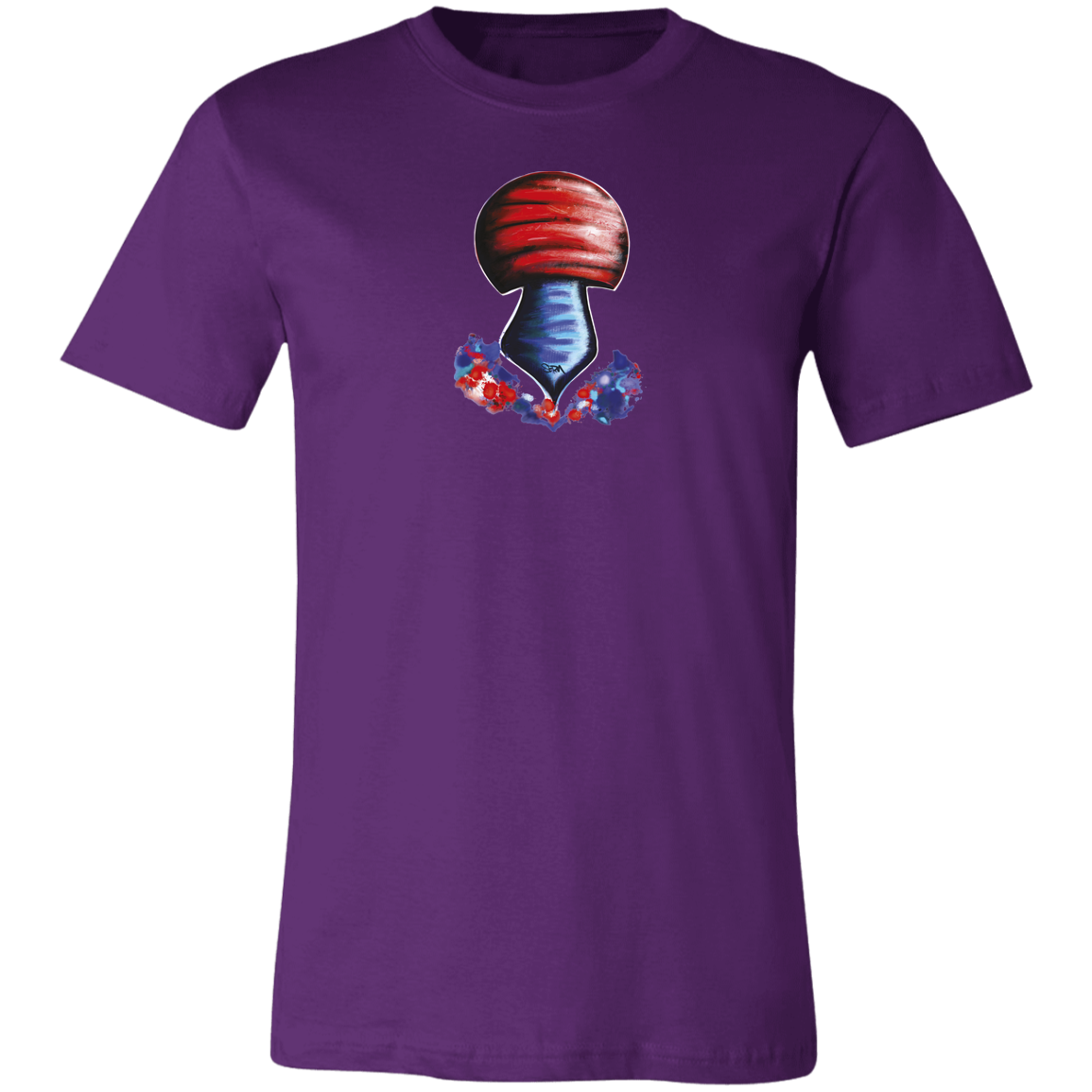 Graffiti Mushroom Unisex Short-Sleeve