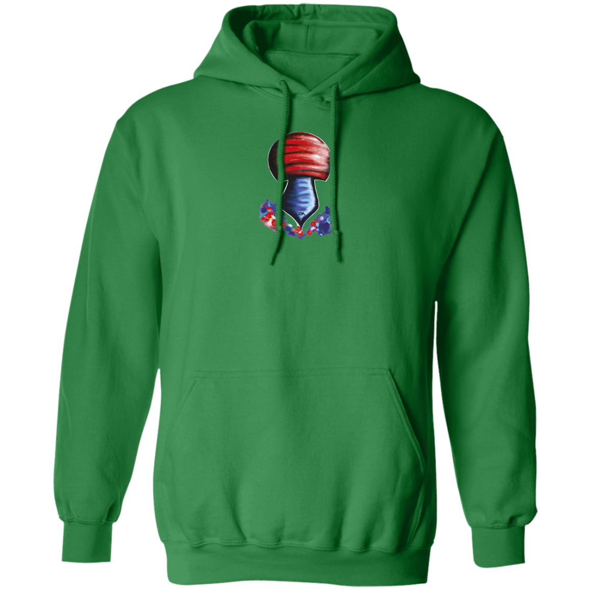 Graffiti Mushroom Pullover Hoodie