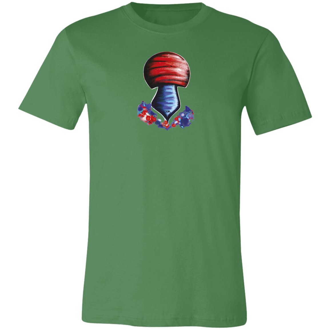 Graffiti Mushroom Unisex Short-Sleeve