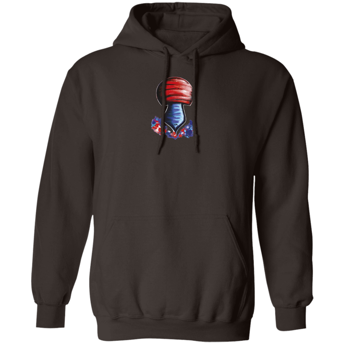 Graffiti Mushroom Pullover Hoodie