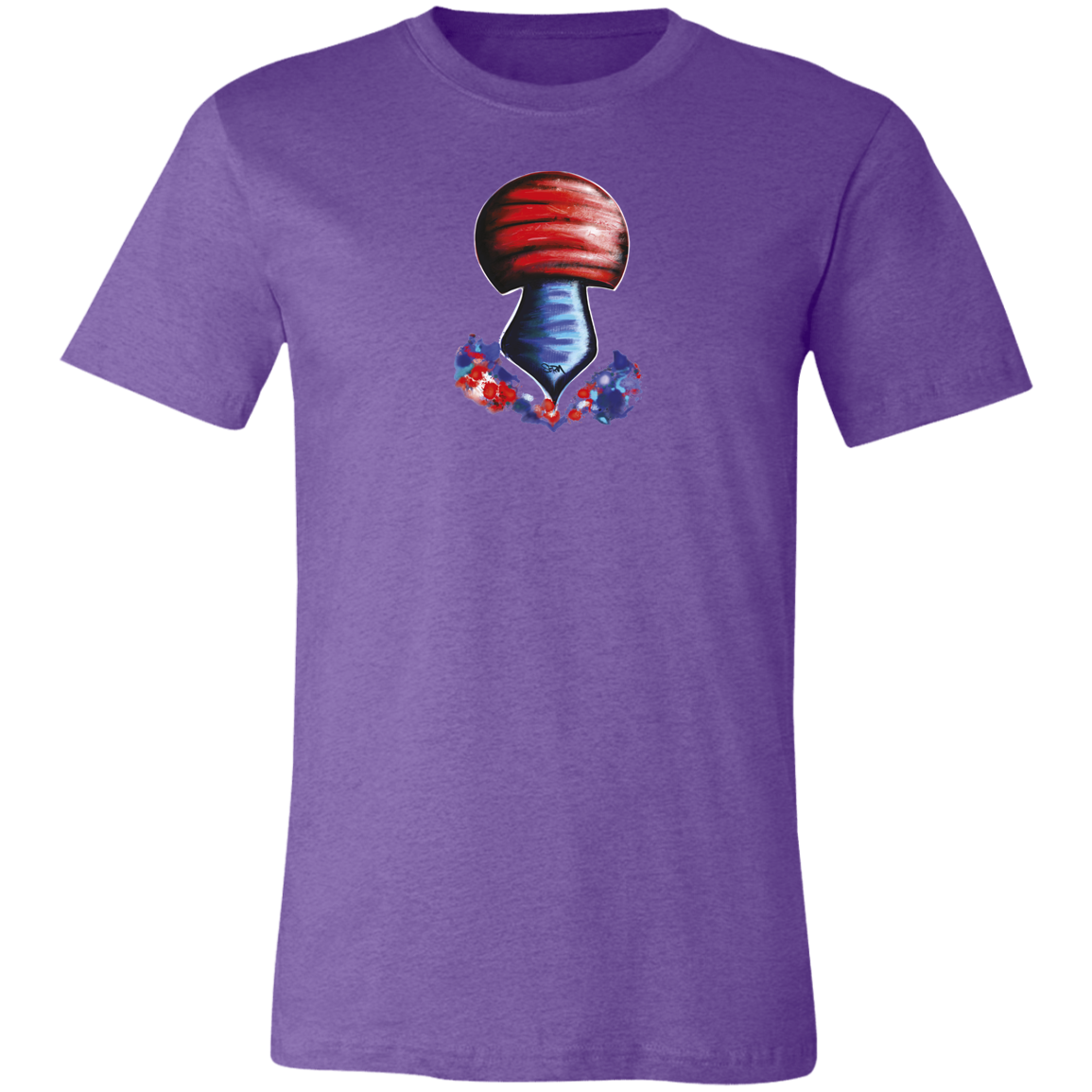 Graffiti Mushroom Unisex Short-Sleeve