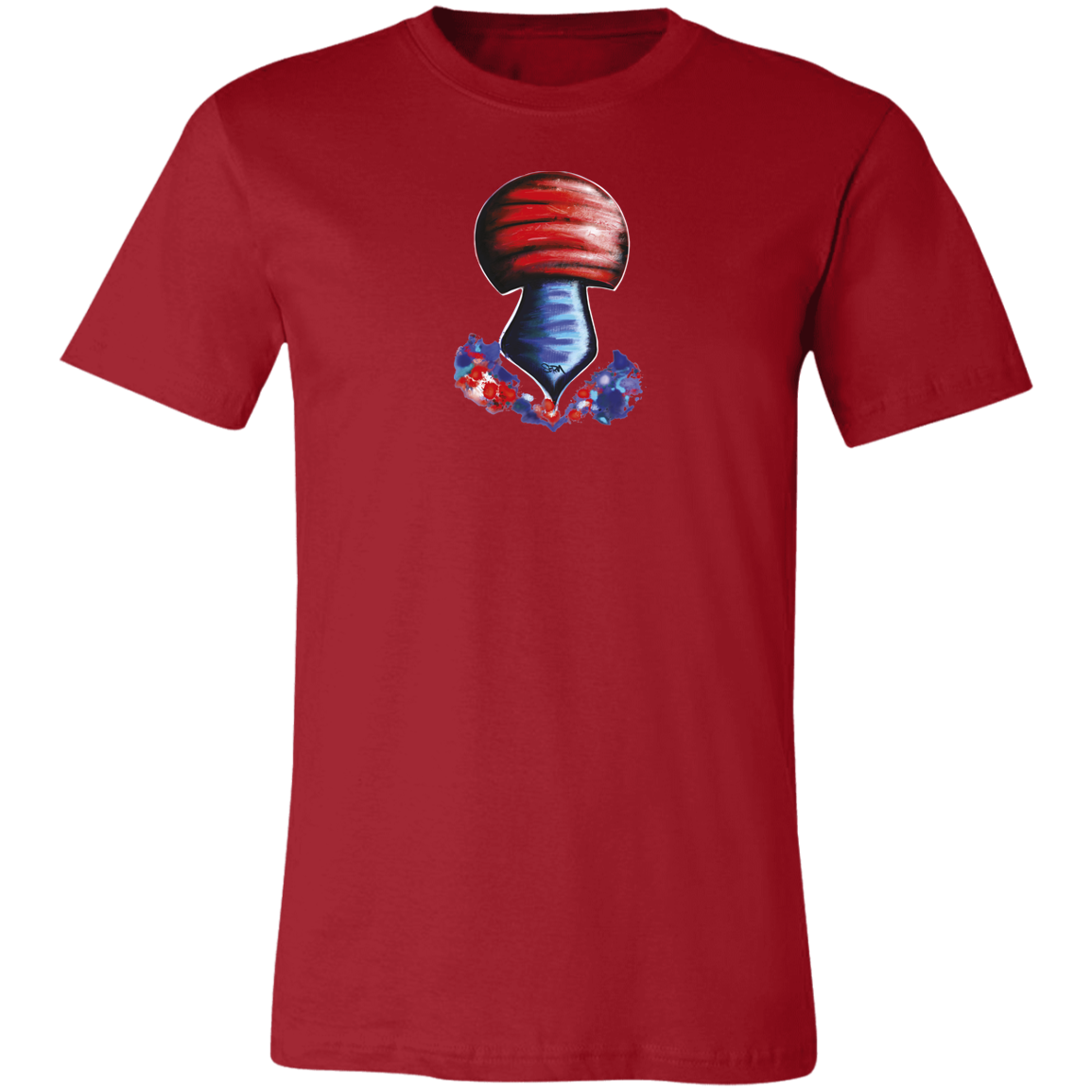 Graffiti Mushroom Unisex Short-Sleeve