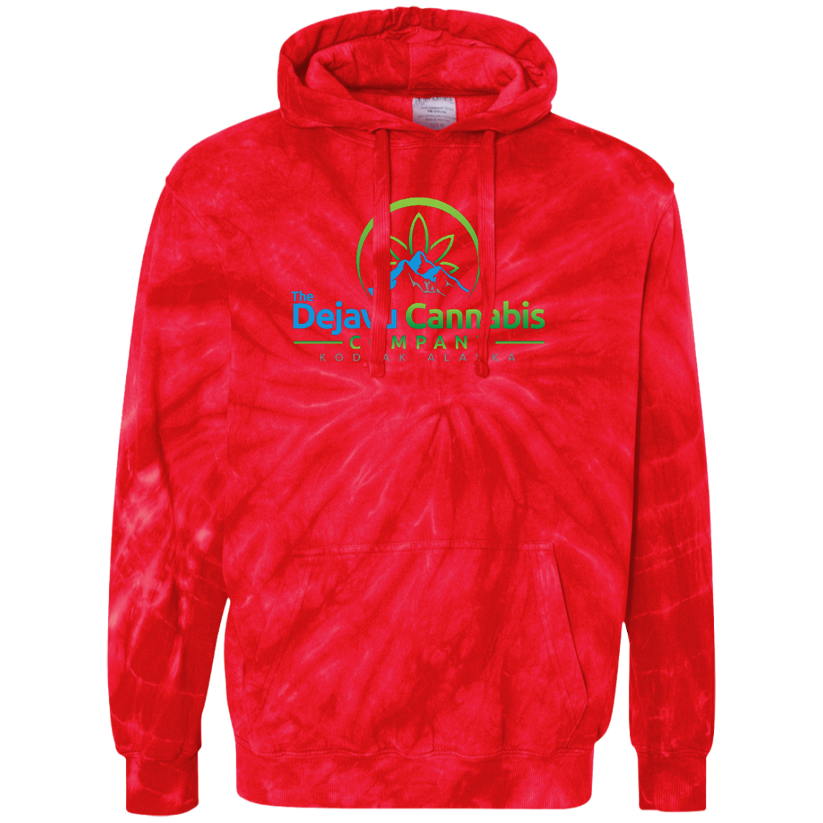 Dejavu Cannabis Company Tie-Dyed Pullover Hoodie