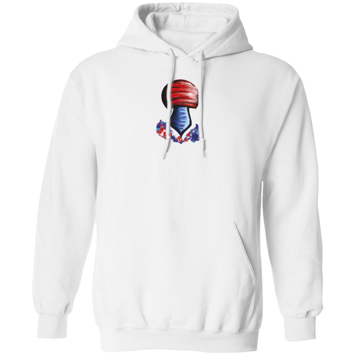 Graffiti Mushroom Pullover Hoodie