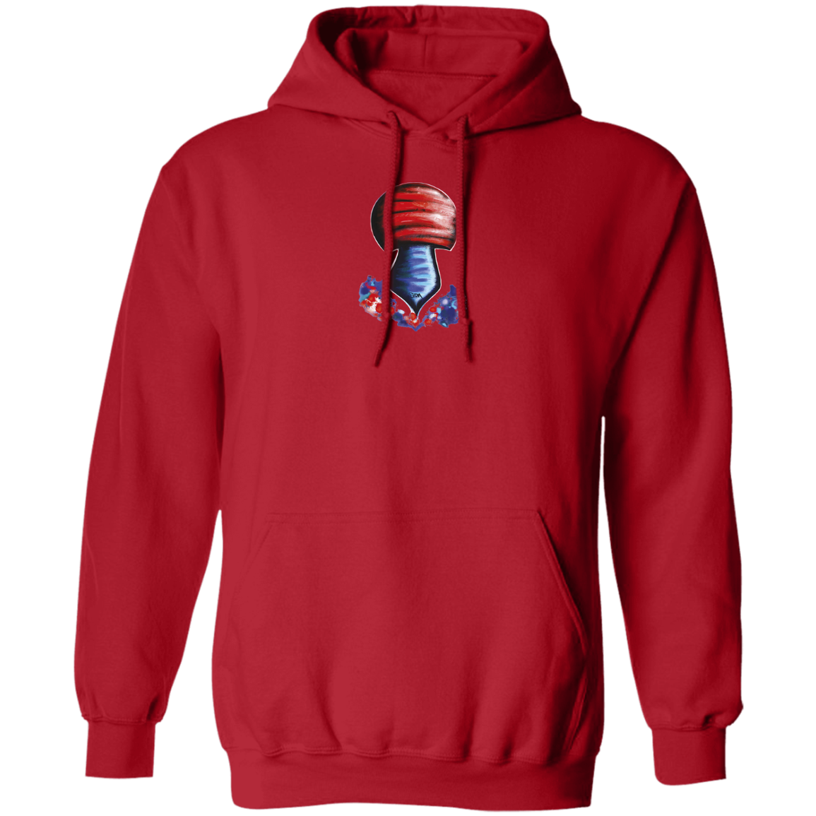 Graffiti Mushroom Pullover Hoodie