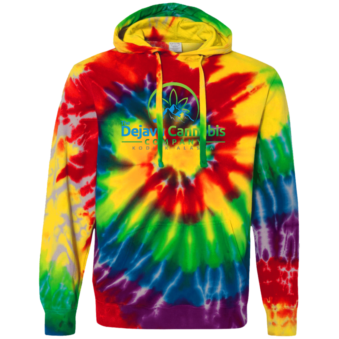 Dejavu Cannabis Company Tie-Dyed Pullover Hoodie