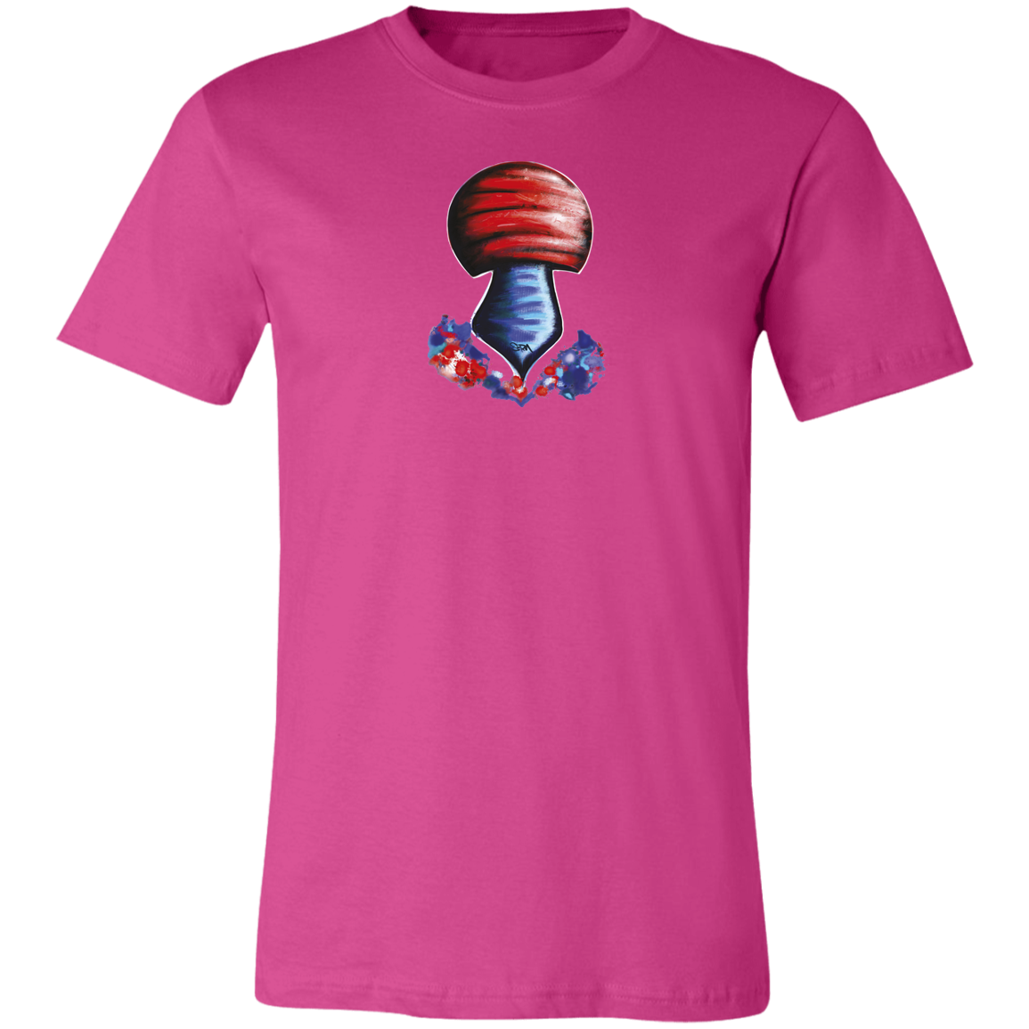 Graffiti Mushroom Unisex Short-Sleeve