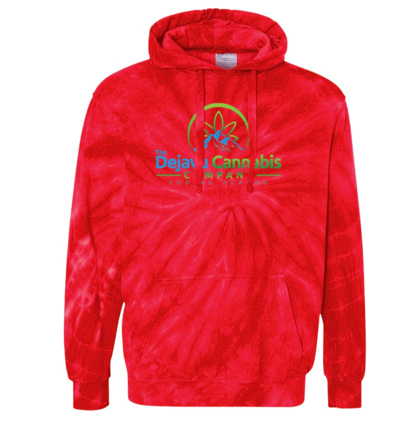 Dejavu Cannabis Company Tie-Dyed Pullover Hoodie