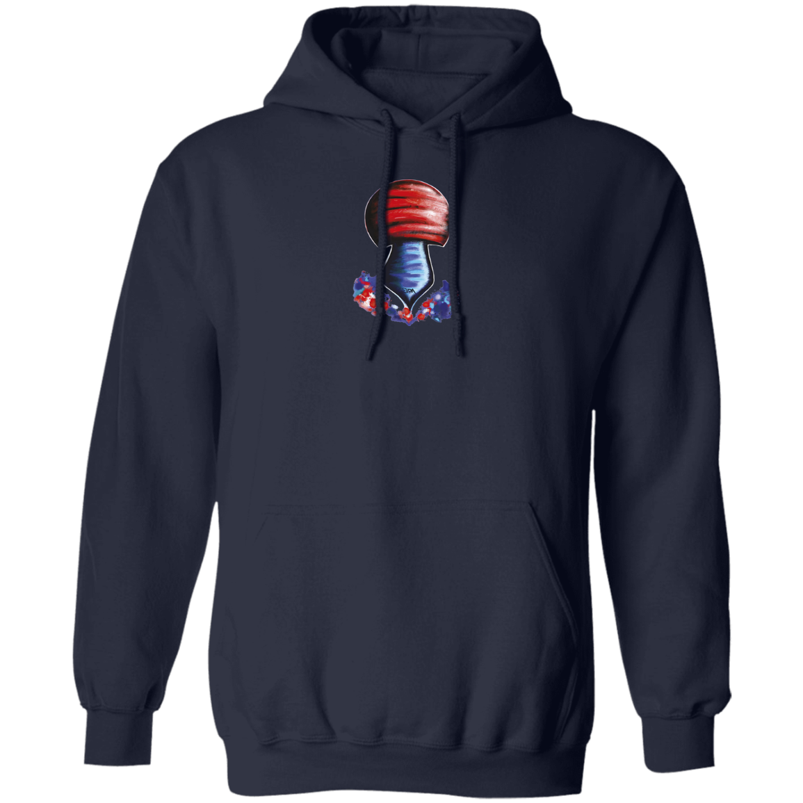 Graffiti Mushroom Pullover Hoodie