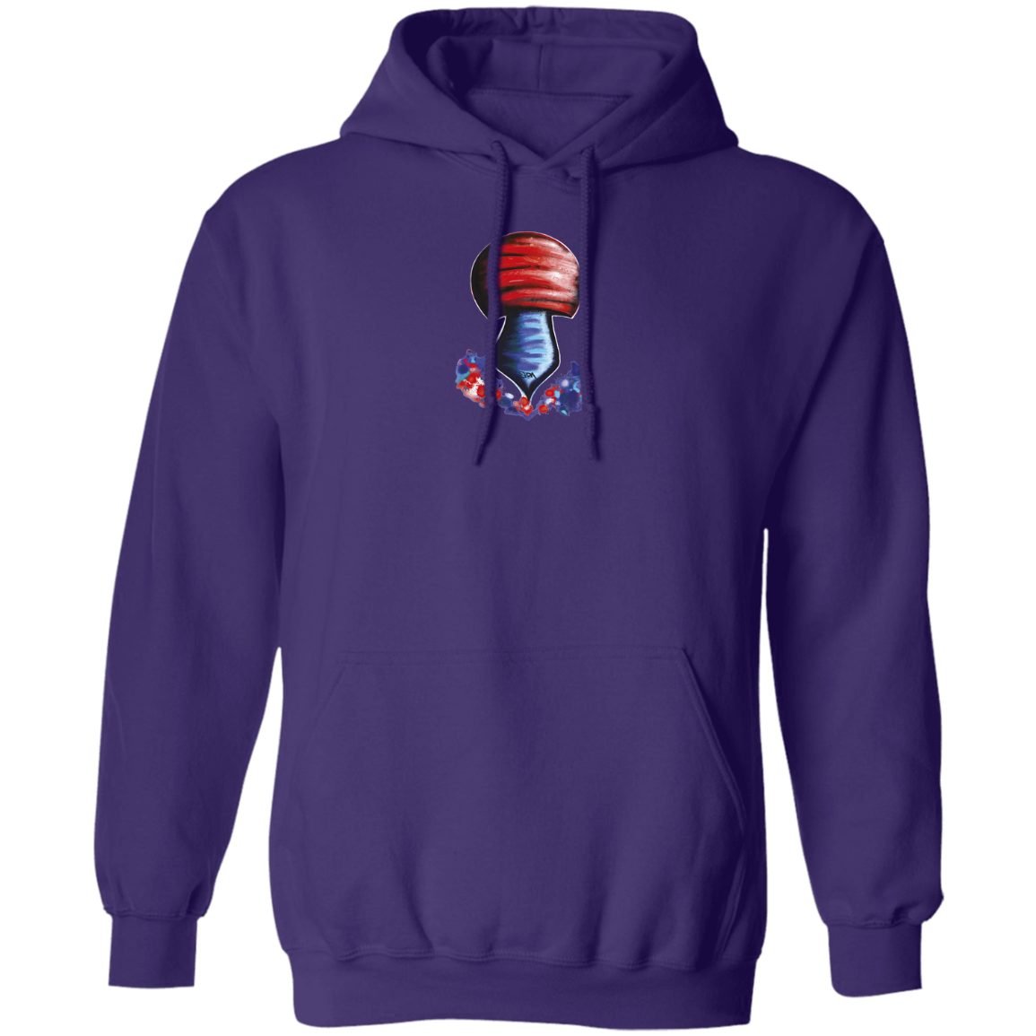 Graffiti Mushroom Pullover Hoodie