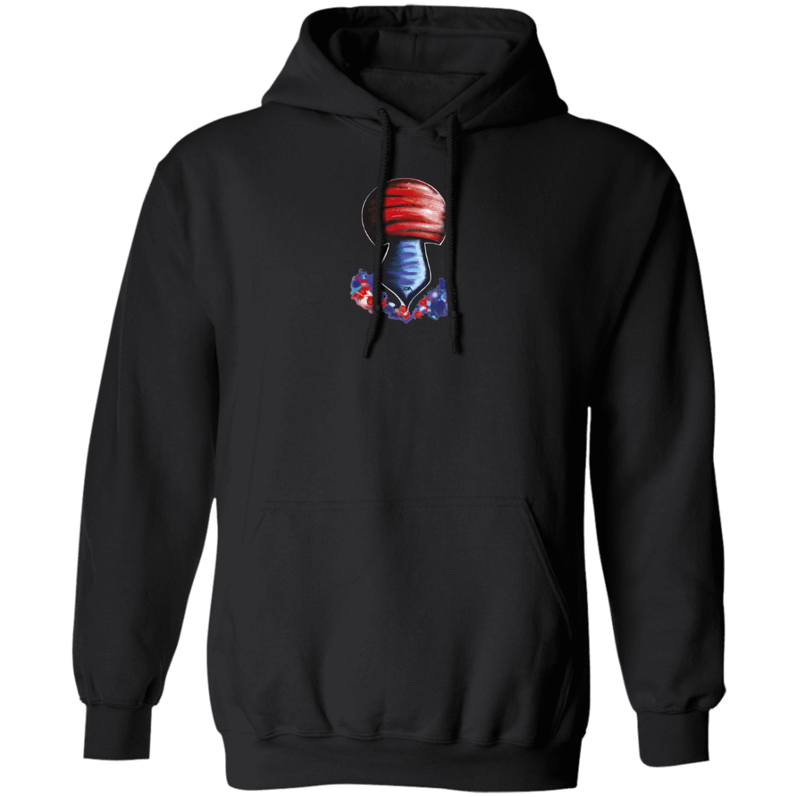 Graffiti Mushroom Pullover Hoodie